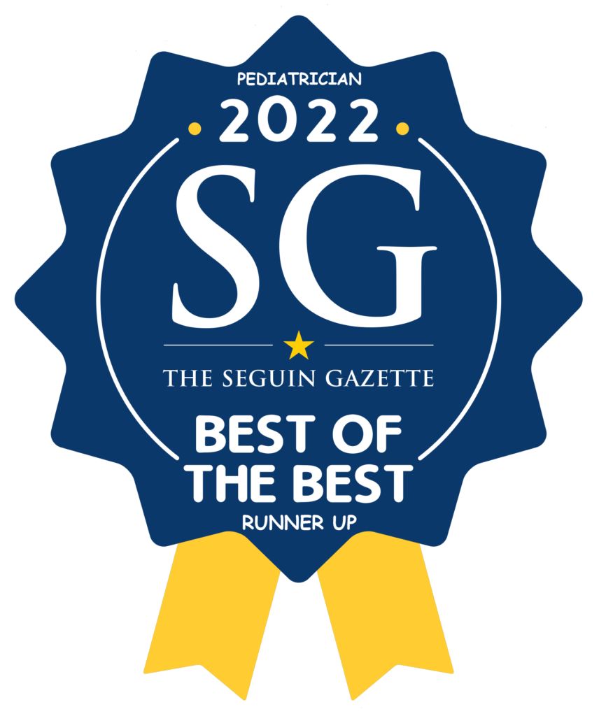 The Seguin Gazette Best of the Best 2022 Pediatrician Runner Up badge